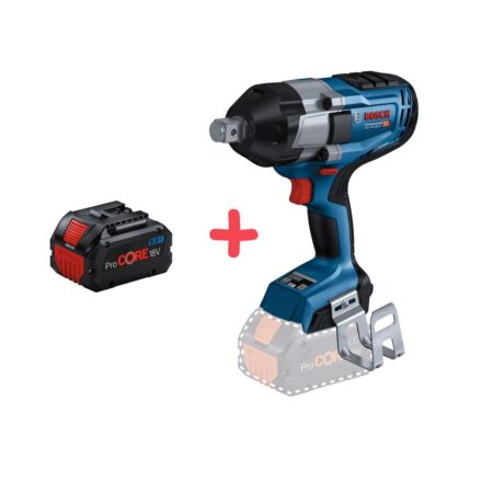 Акумулаторен ударен гайковерт BOSCH GDS 18V-1050 H + Батерия procore 8.0Ah