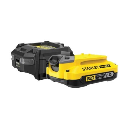 Комплект батерия и зарядно Stanley SFMCB10D1, 18 V, 2Ah