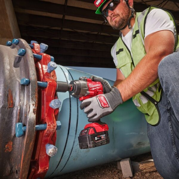 Акумулаторен гайковерт Milwaukee M18FHIW2P12-0X, 18V, 1491Nm, 1/2", 4933492785