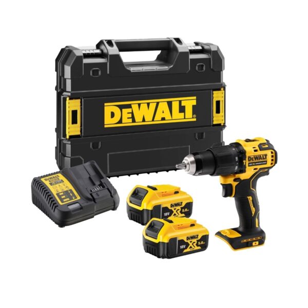 Акумулаторен ударно-пробивен винтоверт DeWalt DCD709P2T, 18 V, 65 Nm