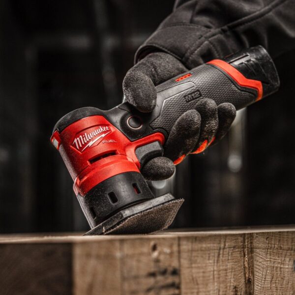 Акумулаторен вибрационен шлайф Milwaukee M12FDSS-0B, 12V, 88.8х63.5 мм, 4933479680