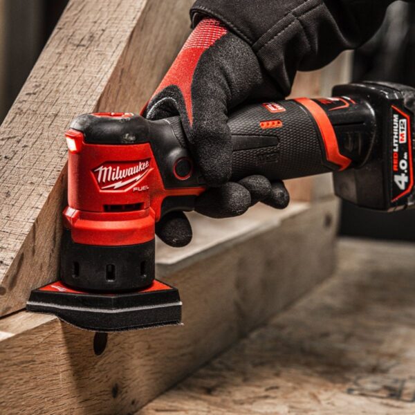 Акумулаторен вибрационен шлайф Milwaukee M12FDSS-0B, 12V, 88.8х63.5 мм, 4933479680