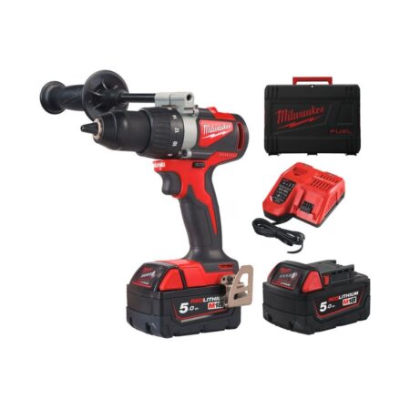 Акумулаторен винтоверт Milwaukee M18BLDD2-502X, 18V, 82Nm, 4933464515