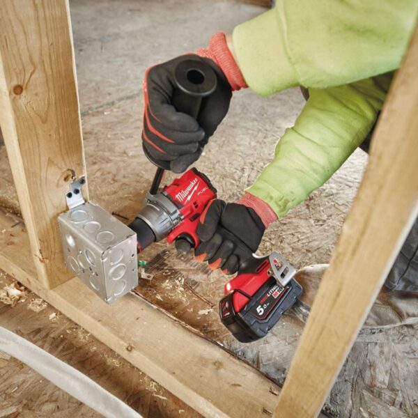 Акумулаторен винтоверт Milwaukee M18FDD3-502X, 18 V, 158 Nm, 4933479863