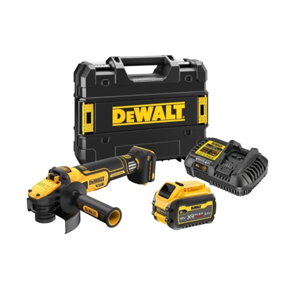 Акумулаторен ъглошлайф DeWALT DCG409VST1, 18V, 125мм