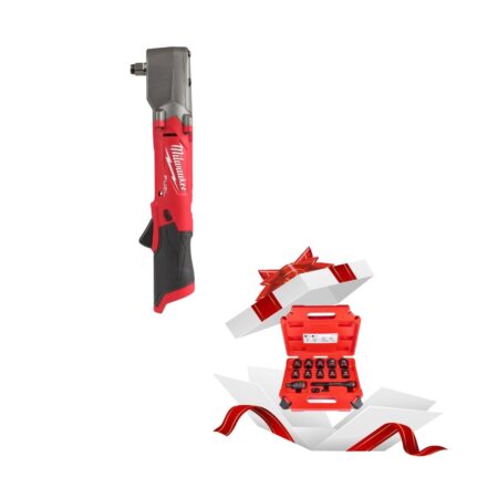 Акумулаторен ъглов гайковерт Milwaukee M12FRAIWF12-0, ½”, 300Nm + ПОДАРЪК Вложки
