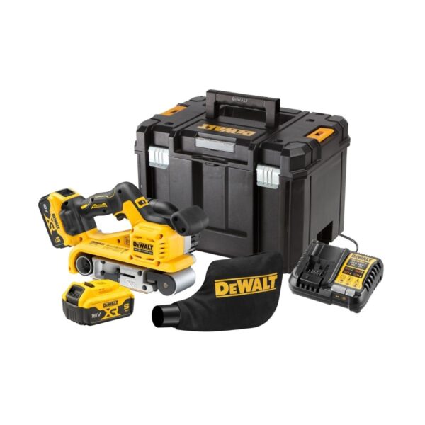 Акумулаторен лентов шлайф DeWALT DCW220P2, 18V, 533x75 мм