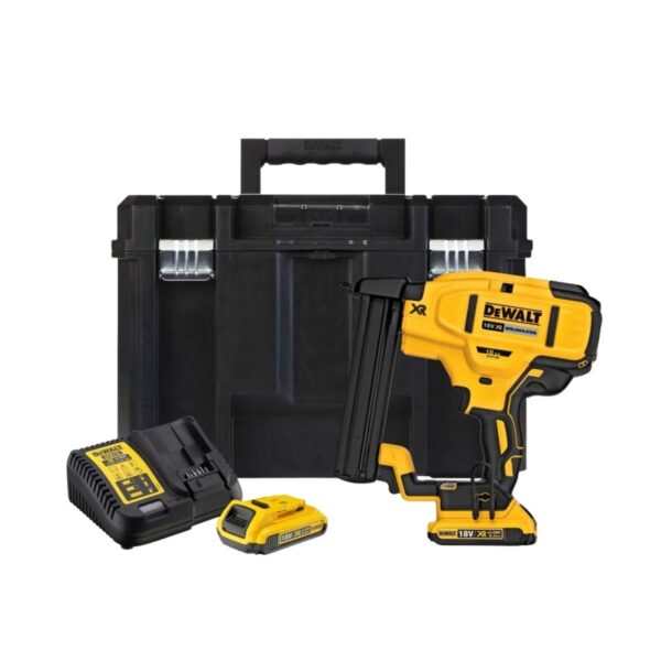 Акумулаторен такер за дърво DeWALT DCN681D2, 18 V, 12-38 мм, 18GA