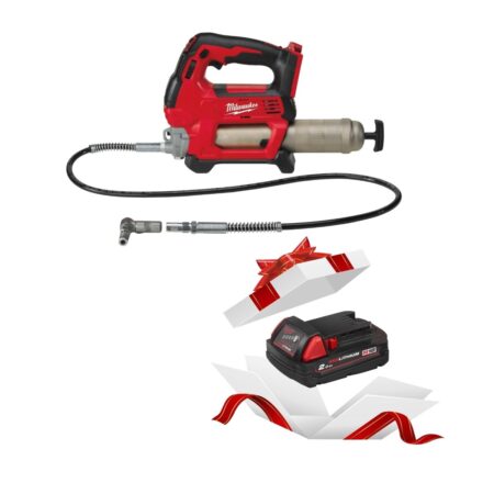 Акумулаторна гресьорка Milwaukee M18GG-0, 18V, 473 ml + ПОДАРЪК Батерия 2.0 Ah