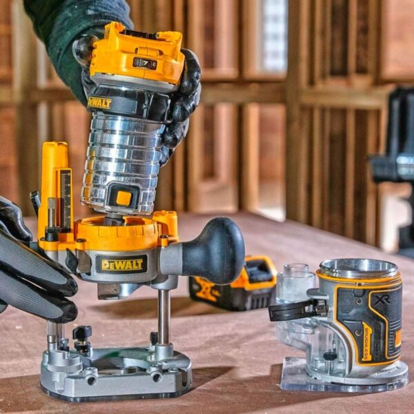Акумулаторна оберфреза DeWALT DCW604N, 18 V, ф 6.35-8 мм