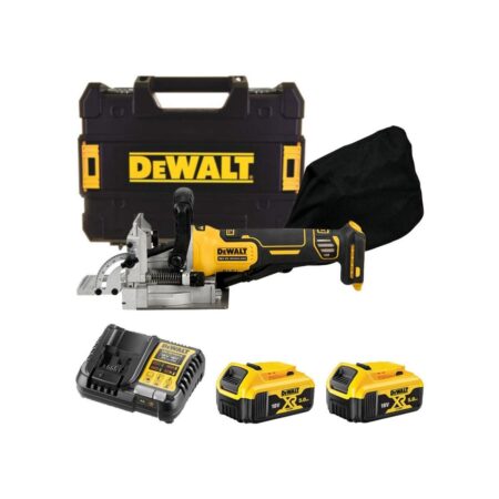 Дърводелска фреза за сглобки тип бисквитки Dewalt DCW682P2, 18V, 100 мм