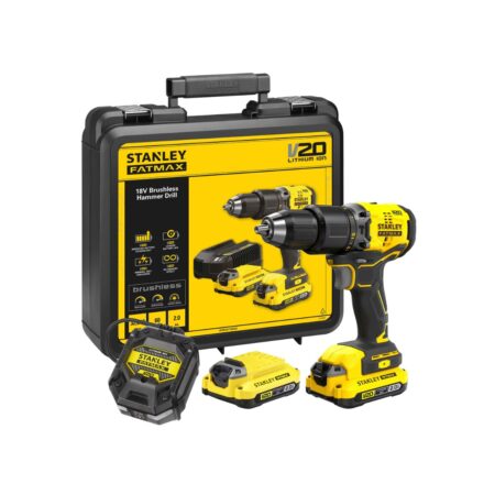 Начало 21 Акумулаторен ударен винтоверт Stanley SFMCD715D2K, 18 V, 2 Ah