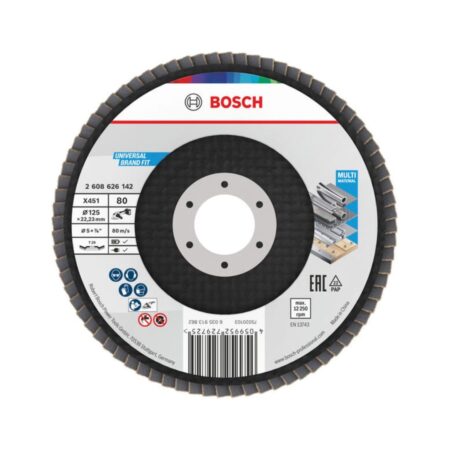 Ламелен диск Bosch 2608626142, ф125мм, G80