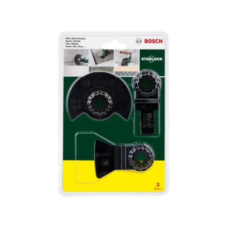 Комплект ножове за осцилатор Bosch 2607017324, 3 бр