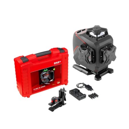 Линеен лазерен нивелир Sola 71018001, Plano 4D Green, 30 м, 4 лъча