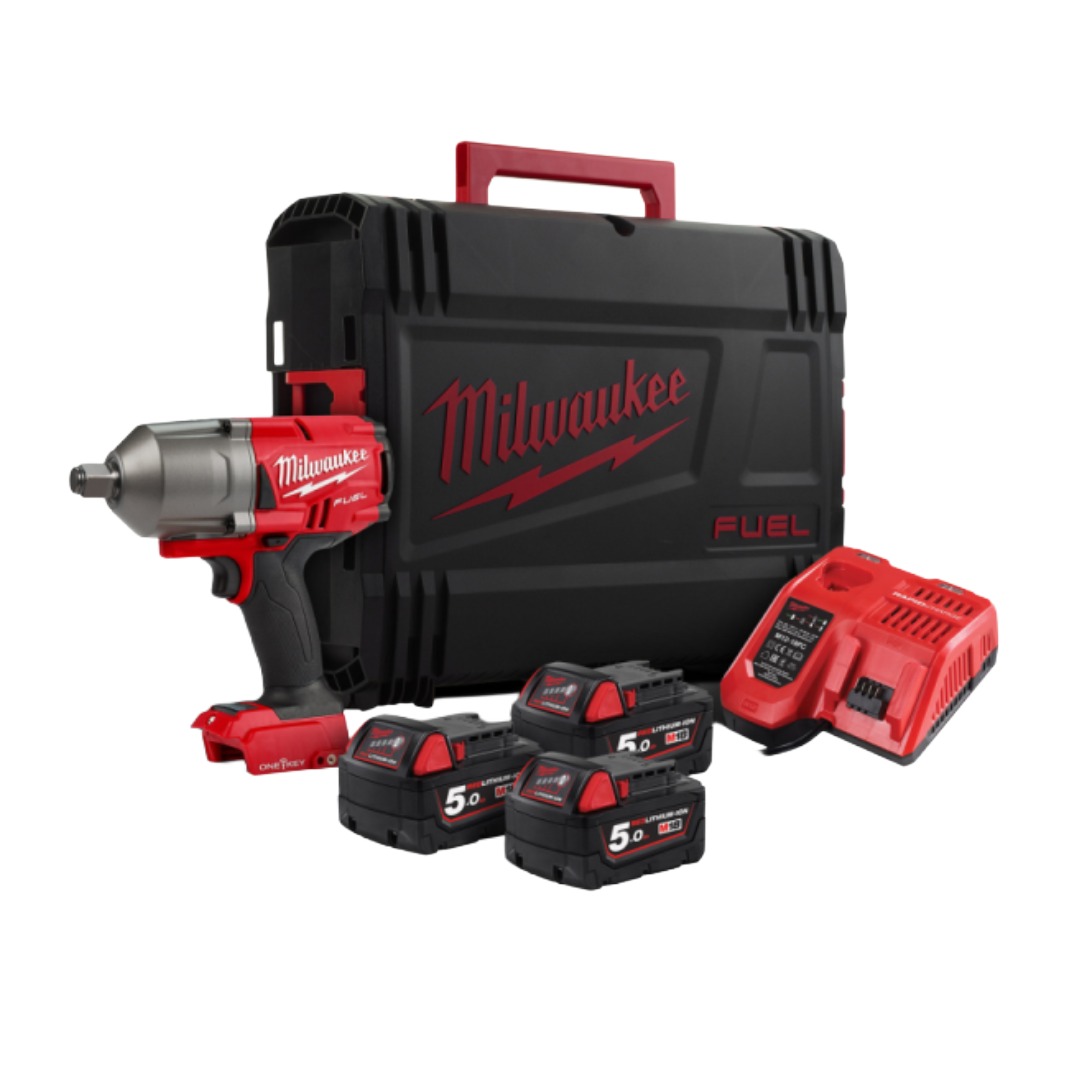 Акумулаторен гайковерт Milwaukee M18ONEFHIWF34-503X, 18 V, 1627 Nm, 3/4" 1 Акумулаторен гайковерт Milwaukee M18ONEFHIWF34-503X, 18 V, 1627 Nm, 3/4"
