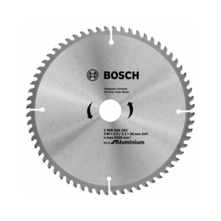 Диск за циркуляр Bosch Eco for Aluminium 2608644392, 230 х 30 мм, 64 зъба